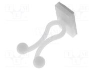 Cable clips; ØBundle : 5.8mm; polyamide; natural; UL94V-2 FIX&FASTEN