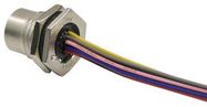 SENSOR CORD, M12 RCPT-FREE END, 11.8"