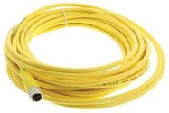 SENSOR CORD, M12 5P RCPT-PIGTAIL, 10M