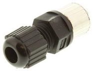 SENSOR CONNECTOR, M12, RCPT, 8POS, CABLE