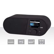 i105 WLAN Internet radio with 2.4 inch color display Black