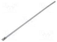 Cable tie; L: 200mm; W: 4.5mm; stainless steel; steel; Ømax: 50mm FIX&FASTEN