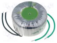 Transformer: toroidal; 250VA; 230VAC; 12V; 20.83A; Leads: cables BREVE TUFVASSONS