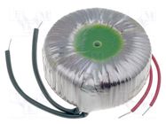 Transformer: toroidal; 50VA; 230VAC; 12V; 4.16A; Leads: cables; IP00 BREVE TUFVASSONS