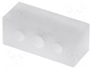Insulating distance; polyamide; 4mm; natural; UL94V-2; TO220 FIX&FASTEN