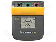 Meter: insulation resistance; LCD; 75x105; Plug: EU; 200kΩ÷2TΩ FLUKE