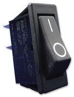 ROCKER SWITCH, SPST, 16A, 250VAC, PANEL