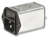INLET FILTER, IEC, SCREW, 1POLE, 4A