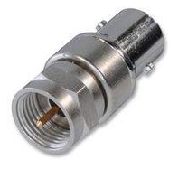 RF ADAPTER, F JACK-BNC PLUG, 75 OHM