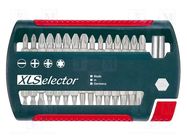 Kit: screwdriver bits; bag; Phillips,Pozidriv®,slot,Torx®; 25mm WIHA