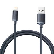 Baseus Crystal Shine cable USB to Lightning, 2.4A, 1.2m (black), Baseus