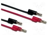 Test leads; Urated: 30V; Inom: 15A; Len: 0.61m; test leads x2 FLUKE