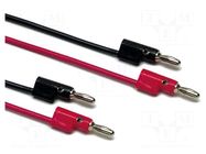 Test leads; Urated: 30V; Inom: 15A; Len: 0.61m; test leads x2 FLUKE