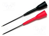 Measuring tip; red and black; Socket size: 2mm; 60VDC FLUKE