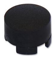 CAP, SWITCH, ROUND, BLACK, 6.5X9.5MM