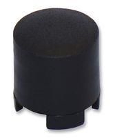 CAP, SWITCH, ROUND, BLACK, 6.5X12MM