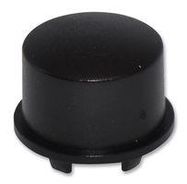 CAP, ROUND, 10.6MM, CONVEX, BLACK