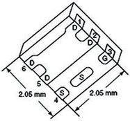 MOSFET N-CH, 8V, SC70-6L