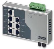 SWITCH, ETHERNET, 8 PORTS, 24V