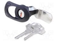 Lock; polyamide; 24mm; IP65 ELESA+GANTER