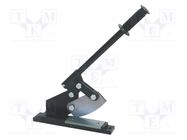 Hand operated PCB shear; Arm len: 400mm; Base dim: 300x55mm 