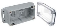 ENCLOSURE, WALL MOUNT, PC, GREY/CLEAR