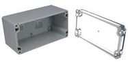 ENCLOSURE, WALL MOUNT, PC, GREY/CLEAR