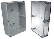 ENCLOSURE, WALL MOUNT, PC, GREY/CLEAR