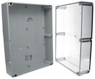 ENCLOSURE, WALL MOUNT, PC, GREY/CLEAR