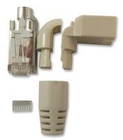 CONNECTOR, MODULAR, RJ45, PLUG, RA, 8P8C