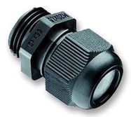 CABLE GLAND, PA6, 17.5MM, M25, BLACK