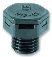 VENTILLATION PLUG, PA6, M12, BLACK