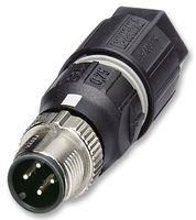 PLUG, M12, PLUSCON, A CODE, 4 WAY