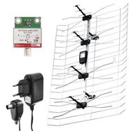 Outdoor Antenna EMOS EM-025, 0–100 km DVB-T2, EMOS