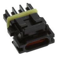 CONNECTOR HOUSING, RCPT, 3POS