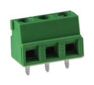 TERMINAL BLOCK, WIRE TO BRD, 3POS, 14AWG