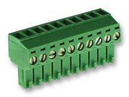 TERMINAL BLOCK, PLUGGABLE, 4POS, 16AWG