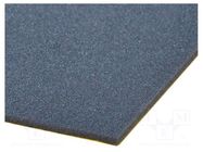 Sound absorbing sponge; 1000x500x5mm; self-adhesive BASSER