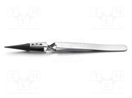 Tweezers; strong construction,replaceable tips; Blades: narrow IDEAL-TEK