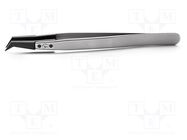 Tweezers; strong construction,replaceable tips; Blades: narrow 