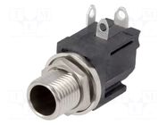 Connector: DC supply; socket; male; 11A; on PCBs; THT; tinned SWITCHCRAFT