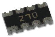 RESISTOR N/W, 4RES, 27OHM, 5%, SMD