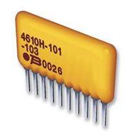 RESISTOR, ARRAY-7, 330 OHM, 2%, SIP