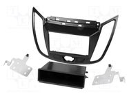 Radio frame; Ford; 2 DIN; matt black ACV