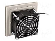 Fan: AC; axial; 230VAC; 80x80x38mm; 25m3/h; 31dBA; IP54; RAL 7032 COBI ELECTRONIC