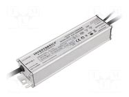 Power supply: switching; LED; 52W; 75÷149V; 350mA; 90÷305VAC; IP67 INVENTRONICS