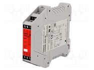 Module: safety relay; 24VAC; 24VDC; IN: 1; for DIN rail mounting OMRON