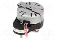 Motor: AC; synchronous; 0.0027kW; 120/230VAC; clockwise rotation SAIA-BURGESS