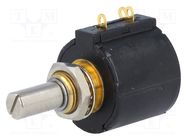 Potentiometer: shaft; multiturn; 2kΩ; 2W; ±10%; 6.35mm; linear; IP50 BOURNS