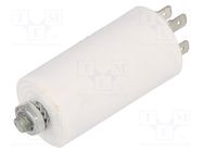 Capacitor: polypropylene; motors, run; 4uF; 450V; -25÷70°C; ±5% SR PASSIVES